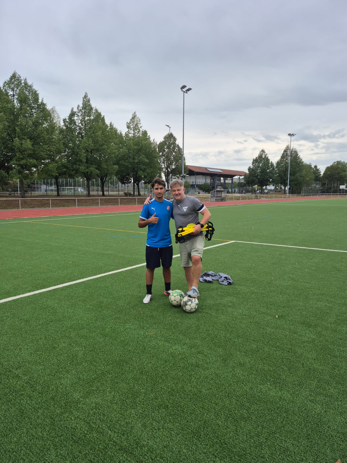 Vom Fördertraining in die Nationalmannschaft: Islameddin Hardan spielt für Syriens U16